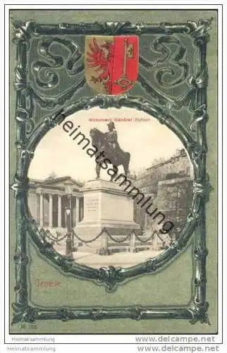 Geneve - Monument General Dufour