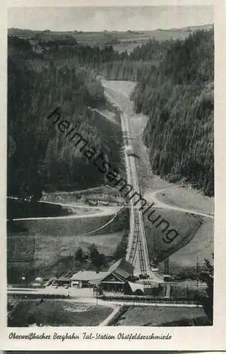 Oberweissbacher Bergbahn - Tal-Station Obstfelderschmiede - Verlag R. Bechstein Illmenau