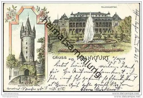 Frankfurt - Palmengarten - Eschenheimer Thor