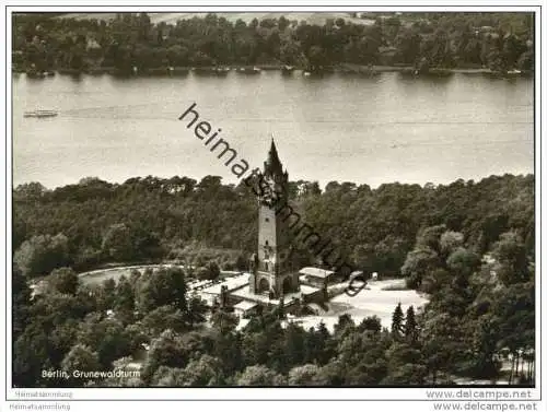 Berlin - Grunewaldturm - Foto-AK Grossformat