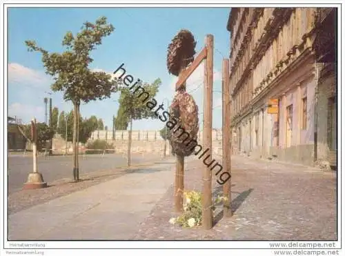 Berlin - Bernauer Strasse - Mauer - Foto-AK Grossformat