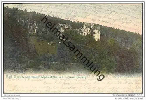 Bad Berka - Logierhäuser Sophienhöhe - Schloss Rodberg