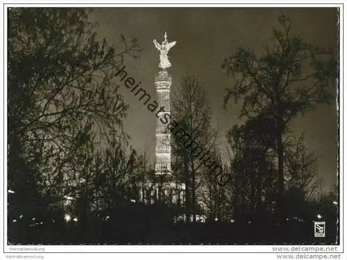 Berlin - Siegessäule - Foto-AK Grossformat