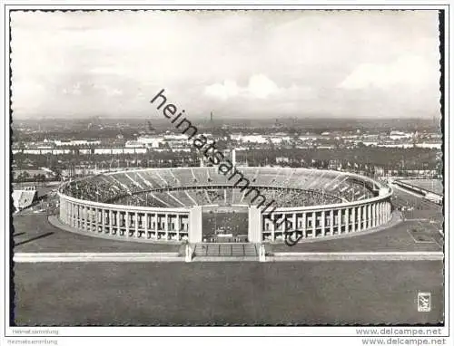 Berlin - Olympia-Stadion - Foto-AK Grossformat