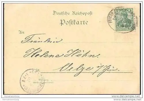 Friedrichroda - Schloss - Kurhaus - Bahnpost