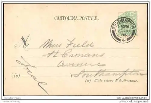 Genova - Piazza Corvetto e Monumento a Vittorio Emanuele