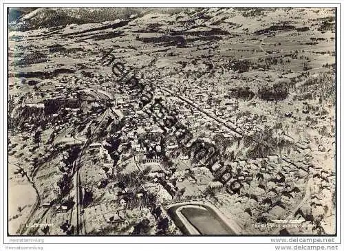 Lillehammer - Luftaufnahme - Foto-AK Grossformat 30er Jahre