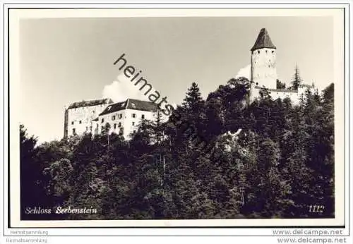 Schloss Seebenstein - Foto-AK