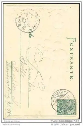 Turnervereinigung - Präge-Lithografie - Turnvater Jahn