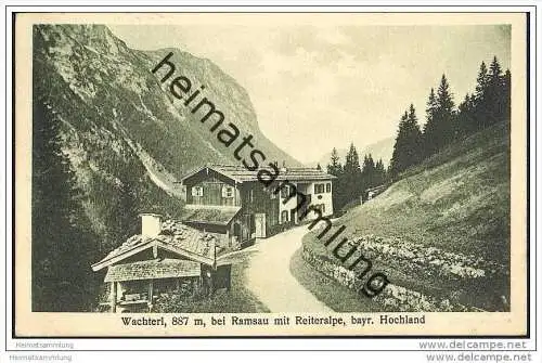 Gasthaus und Pension Schwarzbachwacht mit Reiteralpe bei Ramsau