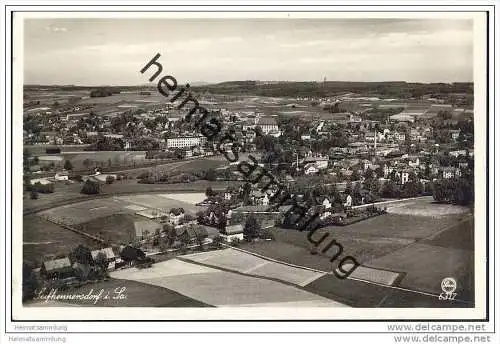 Seifhennersdorf - Blick vom Burgsberg - Foto-AK