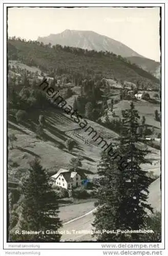 Puchenstuben - R. Steiner &acute;s Gasthof beim Trefflingfall - Foto-AK