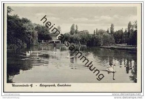 Bremerhaven - Wesermünde-Geestemünde - Bürgerpark - Bootshaus