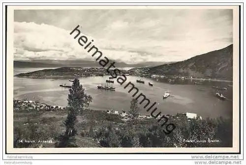 Narvik Ankenes - Foto-AK 30er Jahre