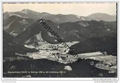 Rohr im Gebirge mit Unterberg - Foto-AK