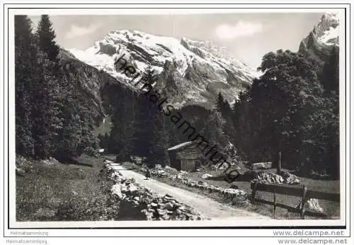 Aelpli - Ober Toggenburg mit Säntis - Foto-AK 40er Jahre