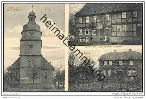 37434 Lütgenhausen - Rhumspringe - Schule - Gasthof zur Linde - Besitzer W. Spiess