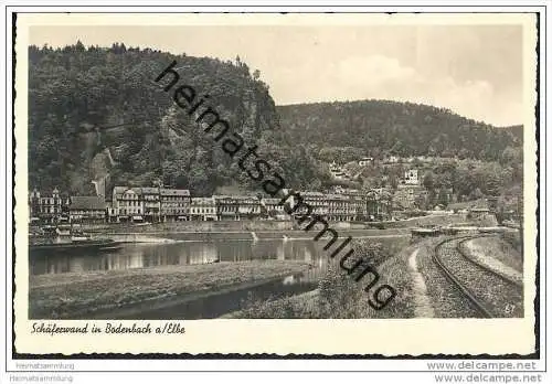 Decin - Bodenbach - Schäferwand - Foto-AK