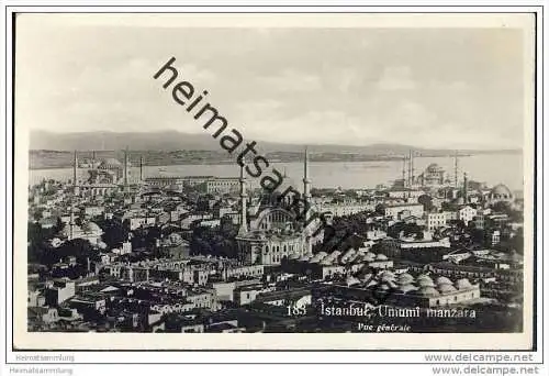 Istanbul - Umumi manzara - Foto-AK 30er Jahre