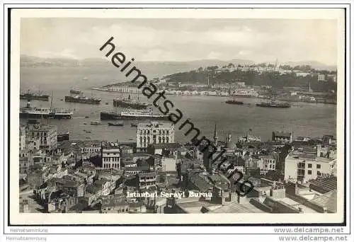 Istanbul - Serayi Burnu - Foto-AK 30er Jahre