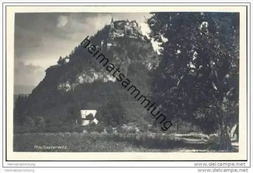 Burg Hochosterwitz - Foto-AK 1926