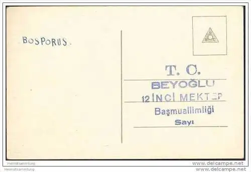 Constantinople - Vue du Bebek au Bosphore