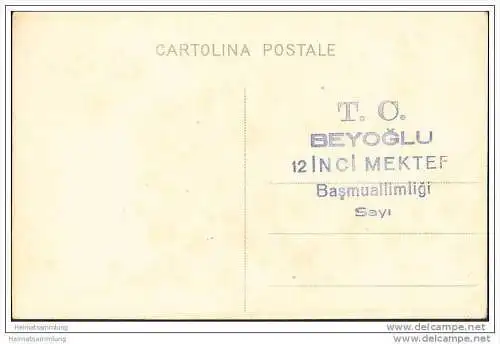 Adatepe - Türkisches Kriegsschiff - Foto-AK 30er Jahre