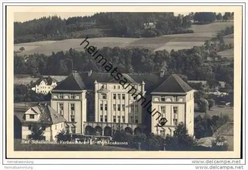 Bad Schallerbach - Verbandsheim der Krankenkassen - Foto-AK 1934