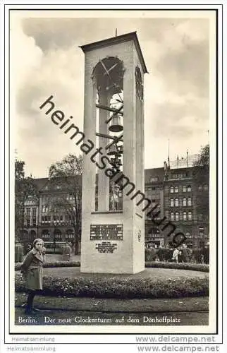 Berlin-Mitte - Der neue Glockenturm auf dem Dönhoffplatz - Foto-AK