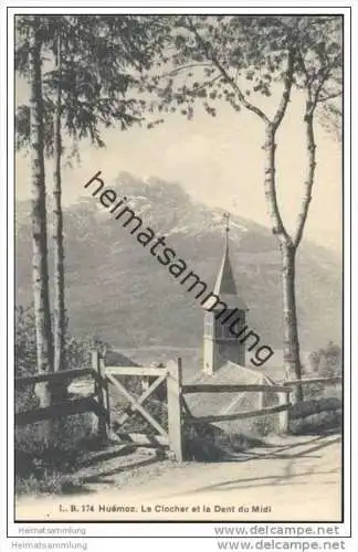 Huémoz - Le Clocher et la Dent du Midi