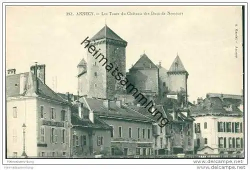 Annecy - Les Tours du Château des Ducs de Nemours
