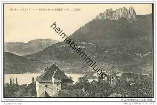 Lac d' Annecy - Châteaux de Déré et de Duingt