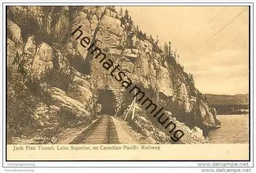 Jack Fish Tunnel - Lake Superior - Canadian Pacific Railway