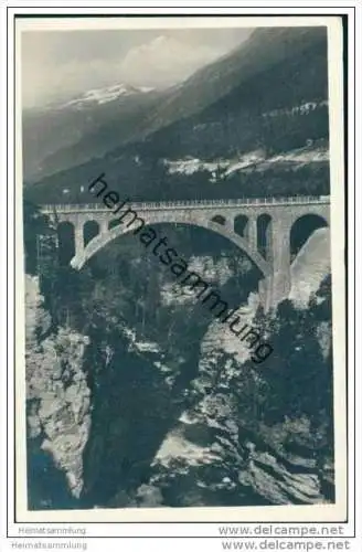 Aandalsnes - Kyllingbrücke der Raumabahn - Foto-AK 20er Jahre