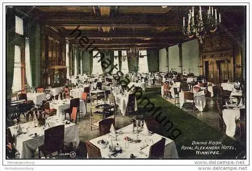 Winnipeg - Royal Alexandra Hotel - Dining Room