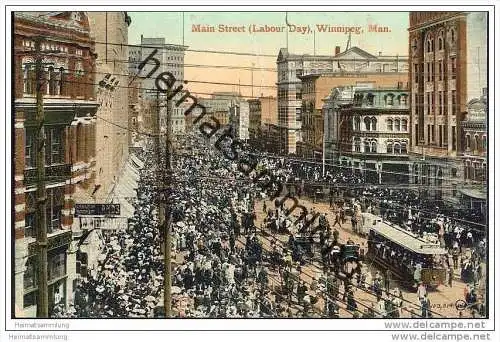 Winnipeg - Main Street - Strassenbahn - Labour Day