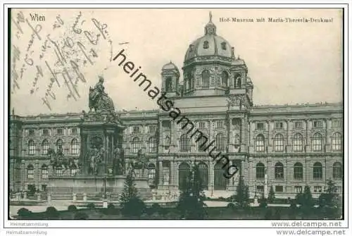 Wien - Hof-Museum mit Maria-Theresia-Denkmal