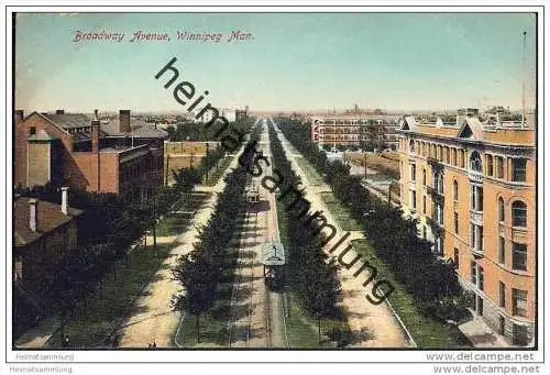 Winnipeg - Brodway Avenue - Strassenbahn