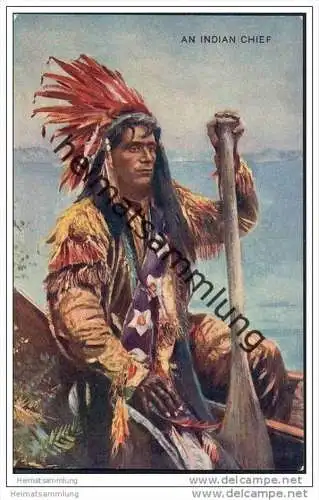 Canada - An indian chief - Indianerhäuptling