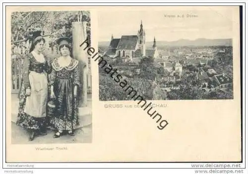 Gruss aus der Wachau - Krems an der Donau - Wachauer Trachten