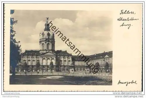 Berlin-Charlottenburg - Schloss - Foto-AK 30er Jahre