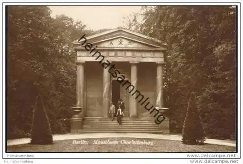 Berlin-Charlottenburg - Mausoleum - Foto-AK 20er Jahre