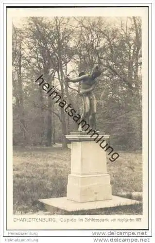Berlin-Charlottenburg - Cupido im Schlosspark von Hopfgarten - Foto-AK 40er Jahre