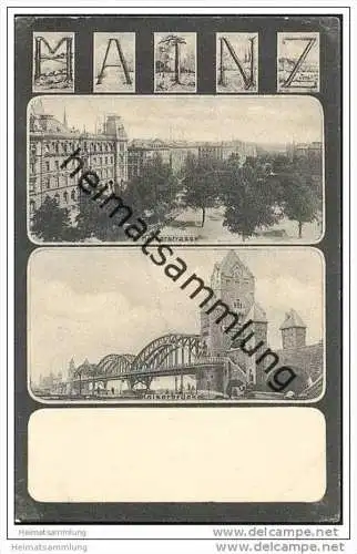 Mainz - Kaiserstrasse - Kaiserbrücke