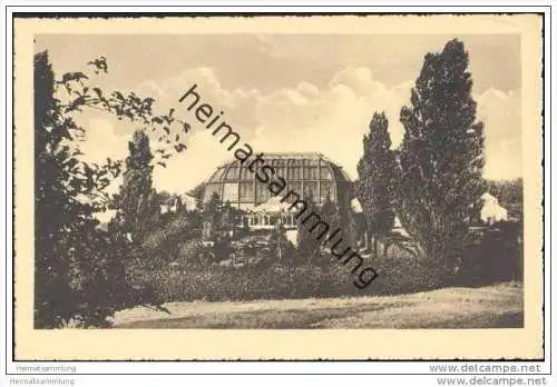 Berlin-Dahlem - Botanischer Garten - Italienischer Garten mit Schauhäusern 40er Jahre