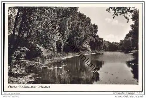 Berlin-Wilmersdorf - Volkspark - Foto-AK 50er Jahre