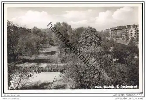 Berlin-Neukölln - Wildenbruchpark - Foto-AK 50er Jahre