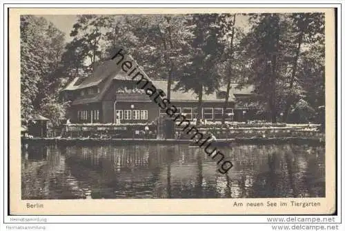 Berlin-Tiergarten - Am neuen See- Restaurant