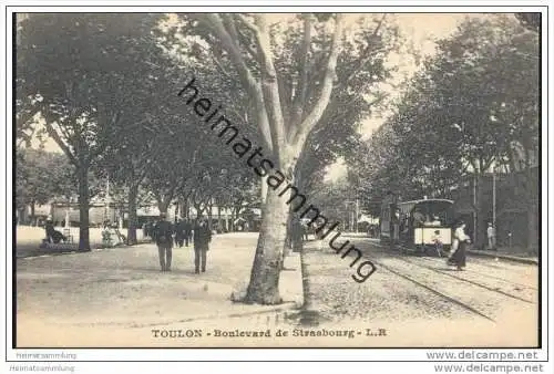Toulon - Boulevard de Strasbourg - Strassenbahn