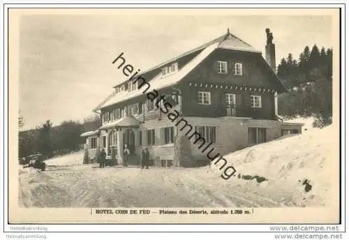 Plateau des Déserts - Hotel Coin de Feu